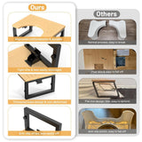 Maxbell Toilet Potty Stool Foldable Compact Multifunctional for Elders Travel Adults Wood