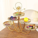 Maxbell Fruit Bowls 5 Tier Display Organizer Multifunctional Decoration Serving Tray