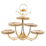 Maxbell Fruit Bowls 5 Tier Display Organizer Multifunctional Decoration Serving Tray