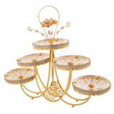 Maxbell Fruit Bowls 5 Tier Display Organizer Multifunctional Decoration Serving Tray