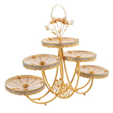 Maxbell Fruit Bowls 5 Tier Display Organizer Multifunctional Decoration Serving Tray