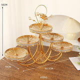 Maxbell Fruit Bowls 5 Tier Display Organizer Multifunctional Decoration Serving Tray