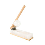 Maxbell Wood Mochi Maker Multifunctional Dough Pressing Tool for Pastry Home Camping wood  9.5CM