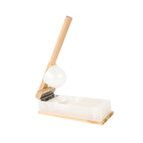 Maxbell Wood Mochi Maker Multifunctional Dough Pressing Tool for Pastry Home Camping wood  9.5CM
