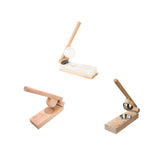 Maxbell Wood Mochi Maker Multifunctional Dough Pressing Tool for Pastry Home Camping wood  9.5CM