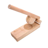 Maxbell Wood Mochi Maker Multifunctional Dough Pressing Tool for Pastry Home Camping wood 8CM