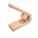 Maxbell Wood Mochi Maker Multifunctional Dough Pressing Tool for Pastry Home Camping wood 8CM