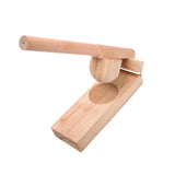 Maxbell Wood Mochi Maker Multifunctional Dough Pressing Tool for Pastry Home Camping wood 8CM