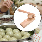 Maxbell Wood Mochi Maker Multifunctional Dough Pressing Tool for Pastry Home Camping wood 8CM