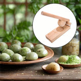 Maxbell Wood Mochi Maker Multifunctional Dough Pressing Tool for Pastry Home Camping wood 8CM