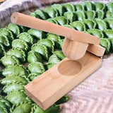 Maxbell Wood Mochi Maker Multifunctional Dough Pressing Tool for Pastry Home Camping wood 8CM