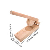 Maxbell Wood Mochi Maker Multifunctional Dough Pressing Tool for Pastry Home Camping wood 8CM