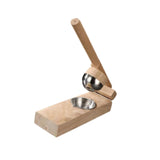 Maxbell Wood Mochi Maker Multifunctional Dough Pressing Tool for Pastry Home Camping rubber wood 8CM