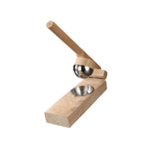 Maxbell Wood Mochi Maker Multifunctional Dough Pressing Tool for Pastry Home Camping rubber wood 8CM