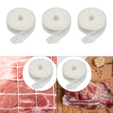 Maxbell Meat Netting Roll Elastic Sausage Packaging Net for Grilling Cooking Kitchen 3m