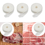 Maxbell Meat Netting Roll Elastic Sausage Packaging Net for Grilling Cooking Kitchen 3m