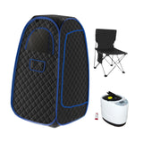 Maxbell Indoor Sauna Box with Sauna Chair Household Easy to Use Portable Steam Sauna