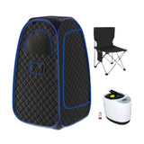 Maxbell Indoor Sauna Box with Sauna Chair Household Easy to Use Portable Steam Sauna