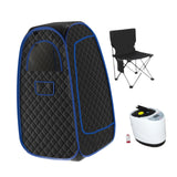 Maxbell Indoor Sauna Box with Sauna Chair Household Easy to Use Portable Steam Sauna