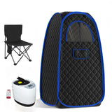 Maxbell Indoor Sauna Box with Sauna Chair Household Easy to Use Portable Steam Sauna