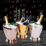 Maxbell Ice Bucket Leakproof Versatile Champagne Bucket for Picnics Dining Room Home Gold