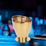 Maxbell Ice Bucket Leakproof Versatile Champagne Bucket for Picnics Dining Room Home Gold