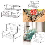 Maxbell Coffee Syrup Organizer Rack Seasoning Organizer for Pantry Tea House 6 grids