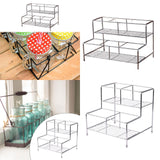 Maxbell Coffee Syrup Organizer Rack Seasoning Organizer for Pantry Tea House 6 grids