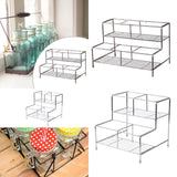 Maxbell Coffee Syrup Organizer Rack Seasoning Organizer for Pantry Tea House 6 grids