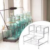 Maxbell Coffee Syrup Organizer Rack Seasoning Organizer for Pantry Tea House 4 grids