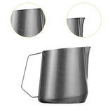 Maxbell Frothing Pitcher Espresso Steaming Pitcher for Restaurant Office Coffee Shop silvery