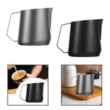 Maxbell Frothing Pitcher Espresso Steaming Pitcher for Restaurant Office Coffee Shop silvery