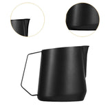 Maxbell Frothing Pitcher Espresso Steaming Pitcher for Restaurant Office Coffee Shop black