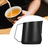 Maxbell Frothing Pitcher Espresso Steaming Pitcher for Restaurant Office Coffee Shop black