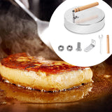 Maxbell Grill Cooking Press Cover Increase Flavor Heavy Duty for Meat and Vegetables