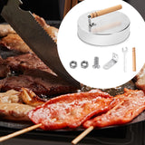 Maxbell Grill Cooking Press Cover Increase Flavor Heavy Duty for Meat and Vegetables