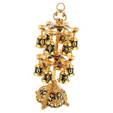 Maxbell 2 Tier Lightweight Metal Stemware Hanging Stand for Wine Cabinet Desktop Bar