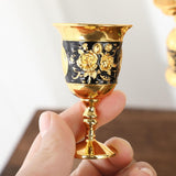 Maxbell 2 Tier Lightweight Metal Stemware Hanging Stand for Wine Cabinet Desktop Bar