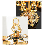 Maxbell 2 Tier Lightweight Metal Stemware Hanging Stand for Wine Cabinet Desktop Bar