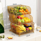 Maxbell Fruit Storage Basket Multi Tier Vegetables Storage Rack for Party Countertop Large