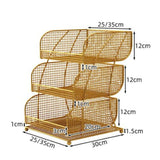 Maxbell Fruit Storage Basket Multi Tier Vegetables Storage Rack for Party Countertop Large