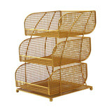Maxbell Fruit Storage Basket Multi Tier Vegetables Storage Rack for Party Countertop Medium