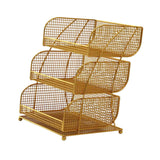 Maxbell Fruit Storage Basket Multi Tier Vegetables Storage Rack for Party Countertop Medium