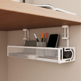 Maxbell Cable Management Tray Space Saving Desk Wire Management for Dorm Home Office white