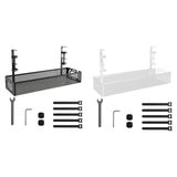 Maxbell Cable Management Tray Space Saving Desk Wire Management for Dorm Home Office white