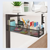 Maxbell Cable Management Tray Space Saving Desk Wire Management for Dorm Home Office black