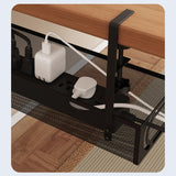 Maxbell Cable Management Tray Space Saving Desk Wire Management for Dorm Home Office black