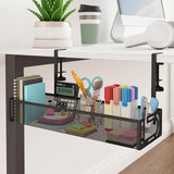 Maxbell Cable Management Tray Space Saving Desk Wire Management for Dorm Home Office black