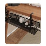 Maxbell Cable Management Tray Space Saving Desk Wire Management for Dorm Home Office black