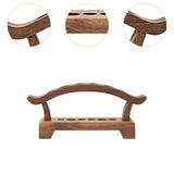 Maxbell Tea Ceremony Six Gentlemen Set Wood Desktop Organizer for Table Kitchen Home